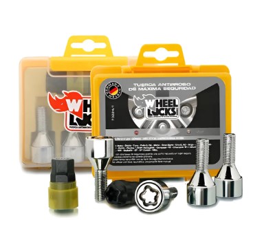 Bulones Antirrobo 360° Wheel Lock Qubo Argo Toro Cronos