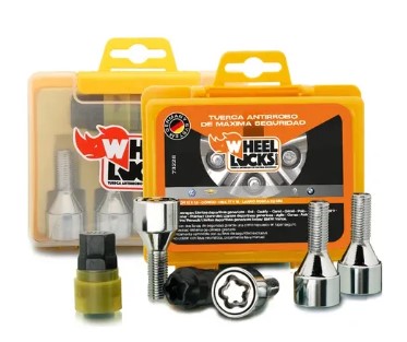 Tuercas Seguridad Antirrobo Aleman Vw Gol Saveiro Polo Caddy